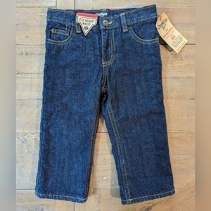 NWT Oshkosh b'gosh baby jeans 18mo with adjustable waist. Fleece lined